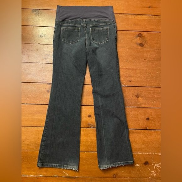 Thyme Maternity Dark Wash Jeans - Picture 3 of 12